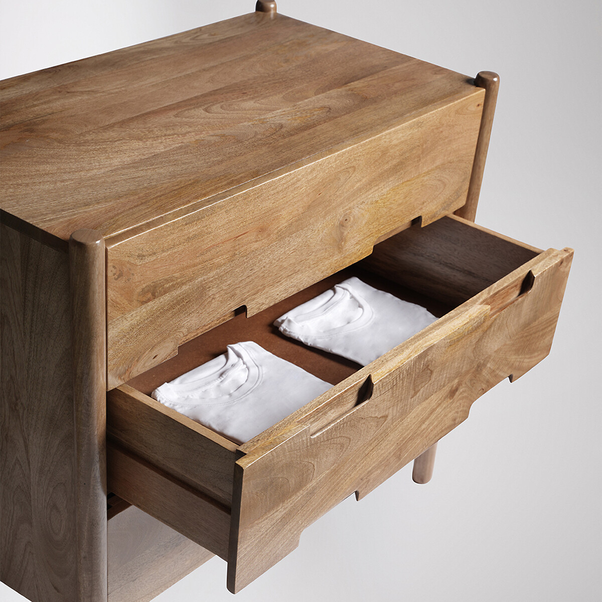Biscoe Mango Wood 3 Drawer Chest Of Drawers light wood, SWOON