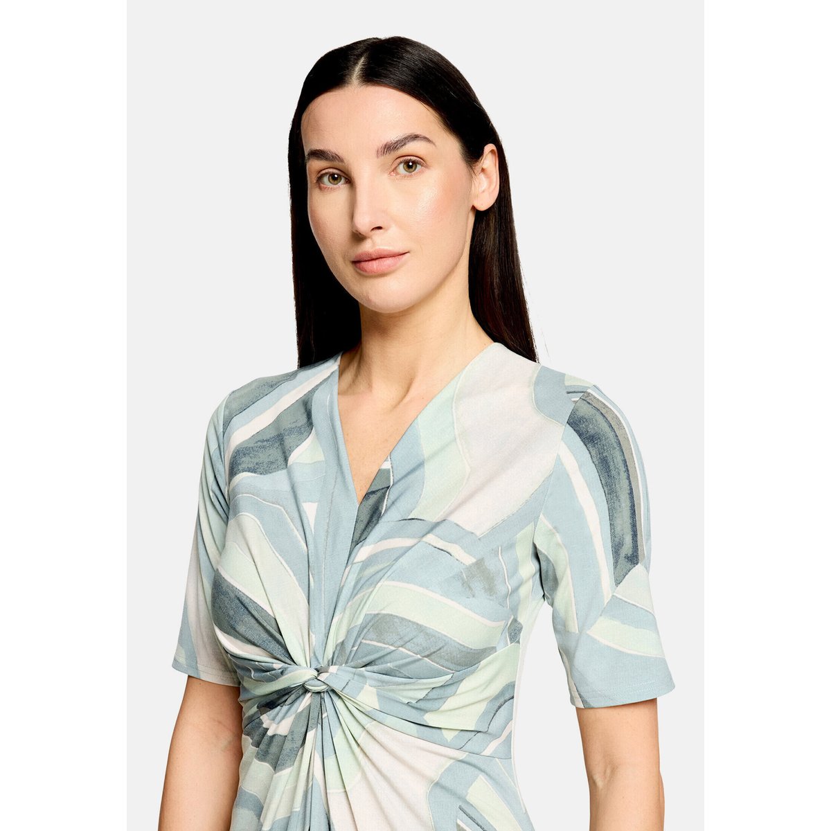 Robe longueur midi à fronce mint/green, BETTY BARCLAY