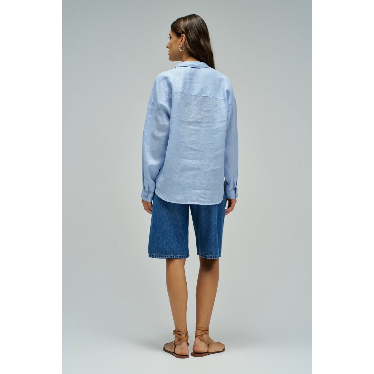CHEMISE EN LIN rose, SALSA JEANS