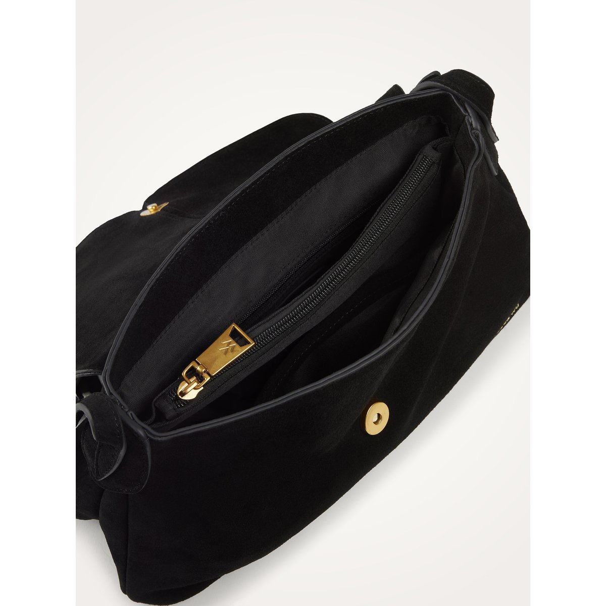 Sac bandoulière avec anses NINA noir, VANESSA WU
