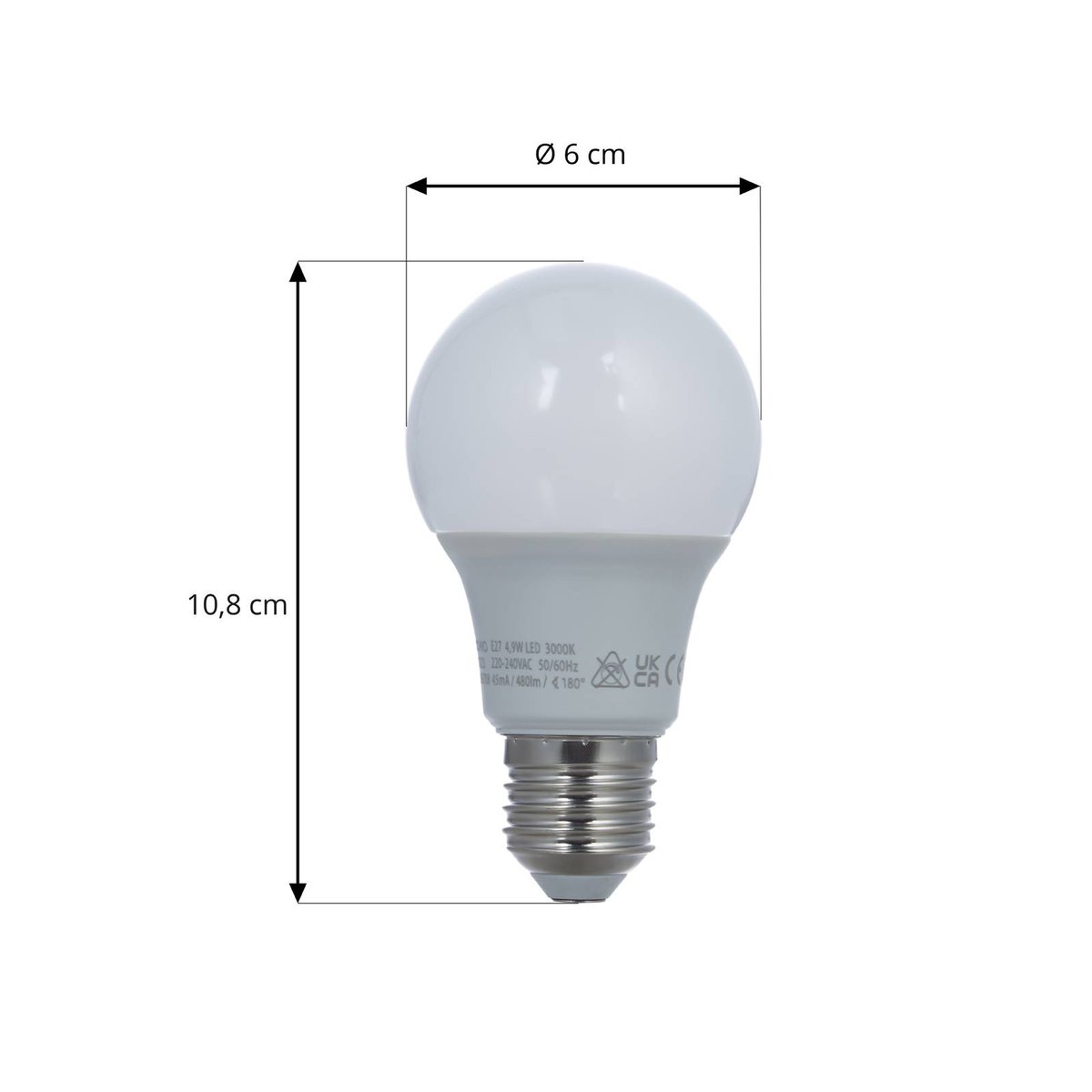 Ampoule E27 LED, E27 LED 4,9W couleur unique, ARCCHIO