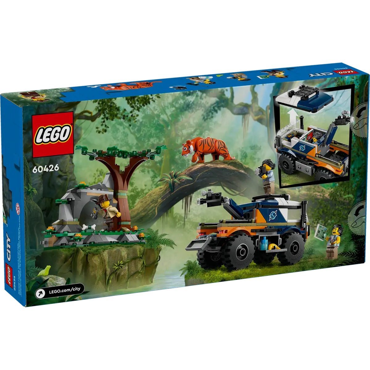Le camion tout-terrain de l'explorateur de la jungle multicolore, LEGO