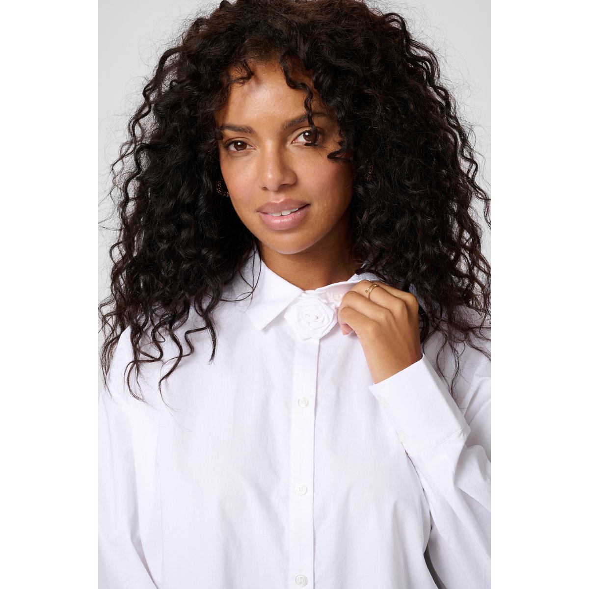 Chemise à manches longues blanc optical white, KAFFE