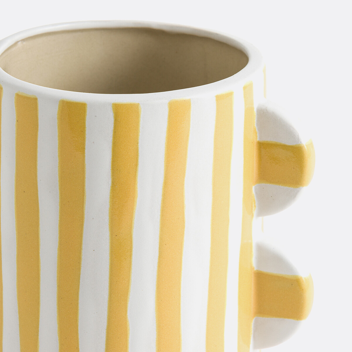 Vase en faïence H19,5 cm, Drio jaune, LA REDOUTE INTERIEURS