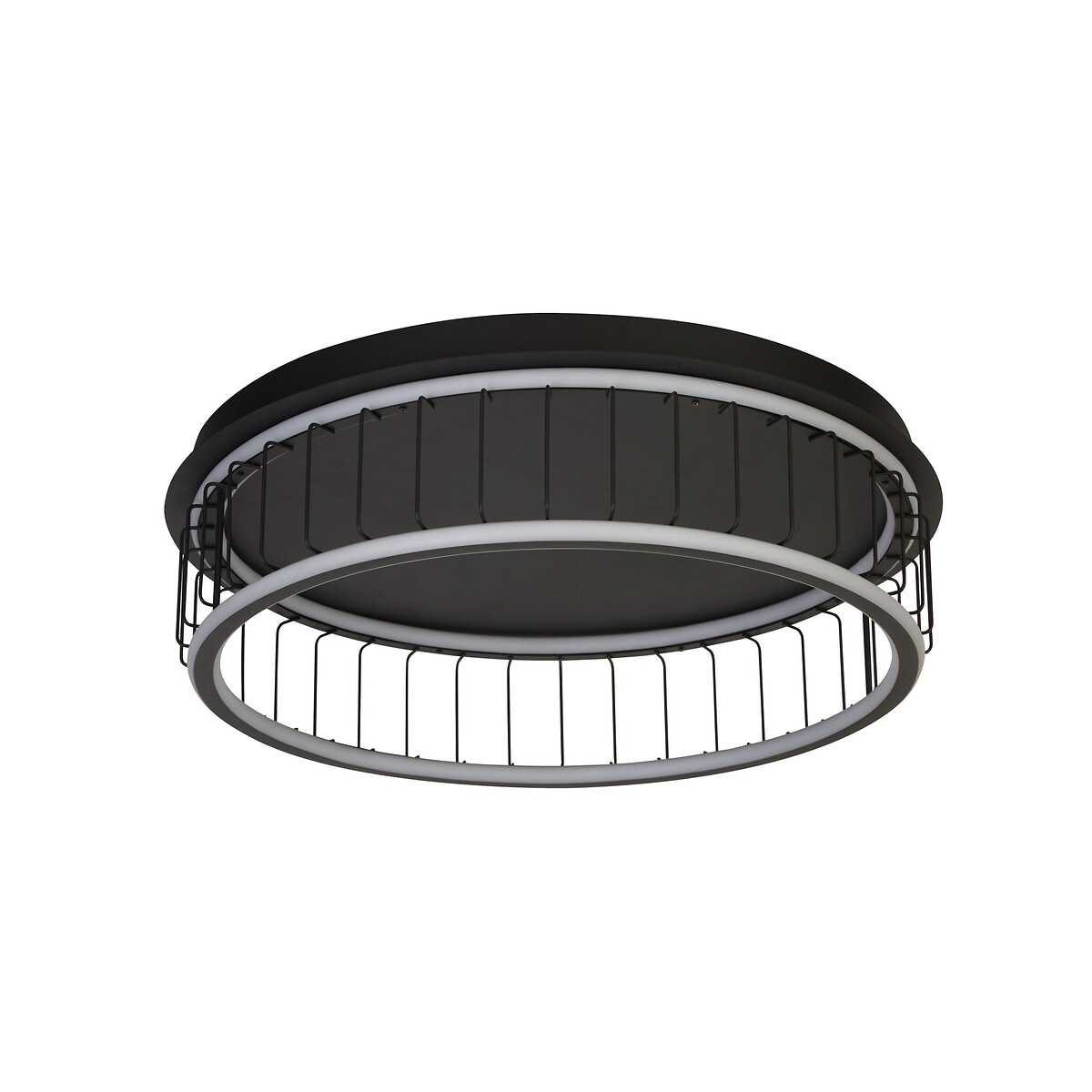 Chicago Large Flush Ceiling Light black, SO'HOME