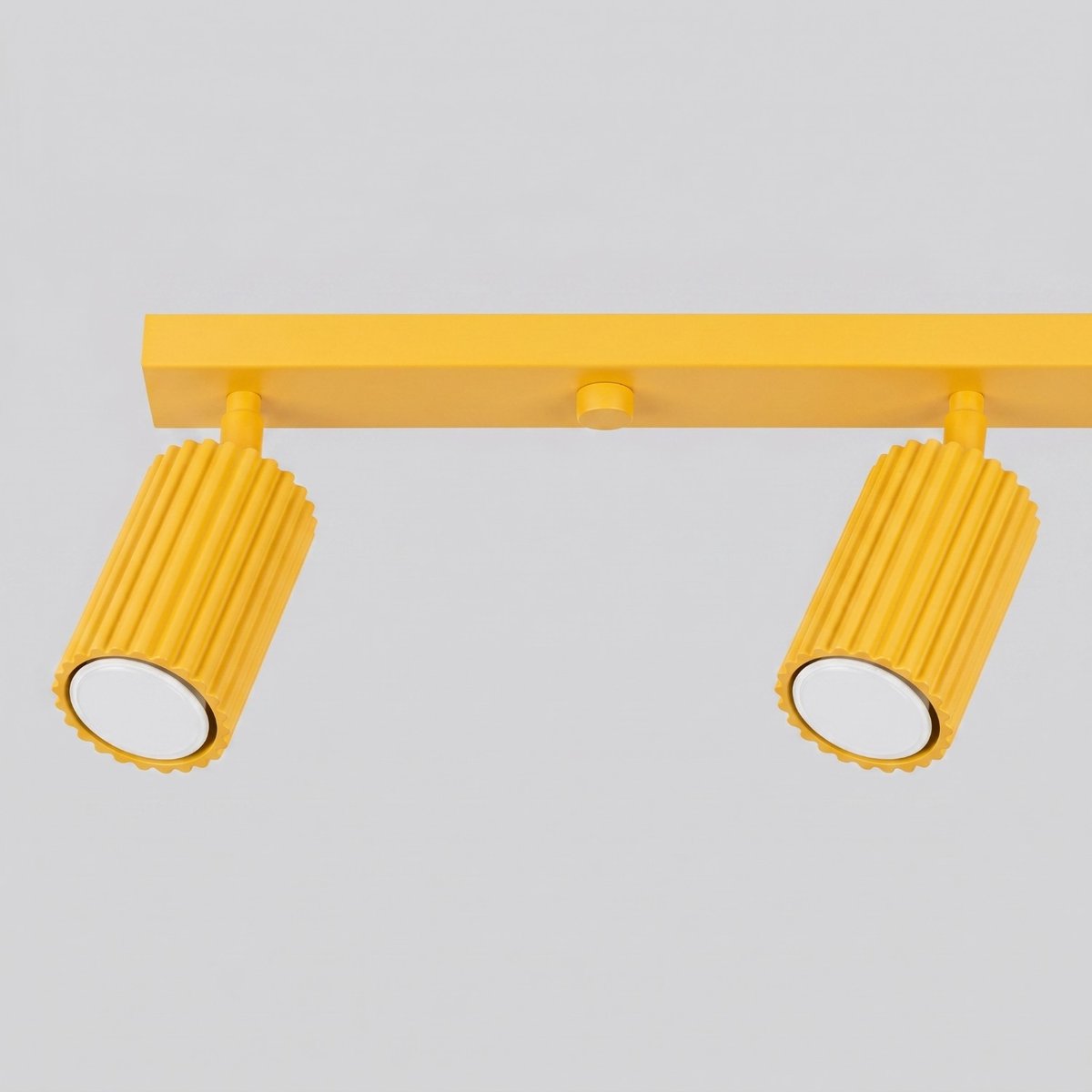 Plafonnier Aluminium Jaune GU10 6 Karbon jaune, EDEN