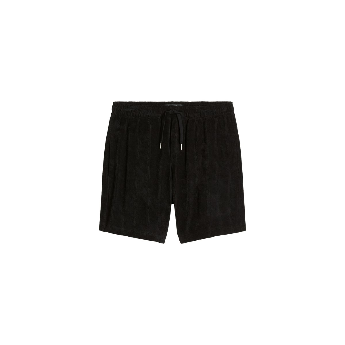 Short en éponge DfC regular en coton bio doux noir, MARC O'POLO