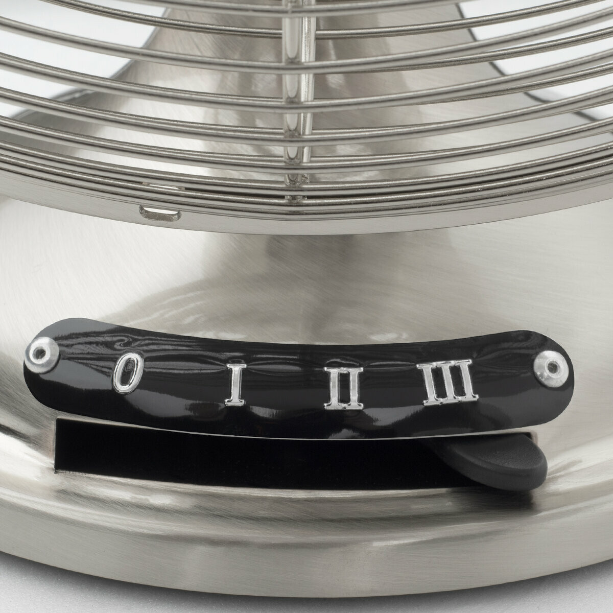ventilateur de table métal - joe48 argent, H.KOENIG