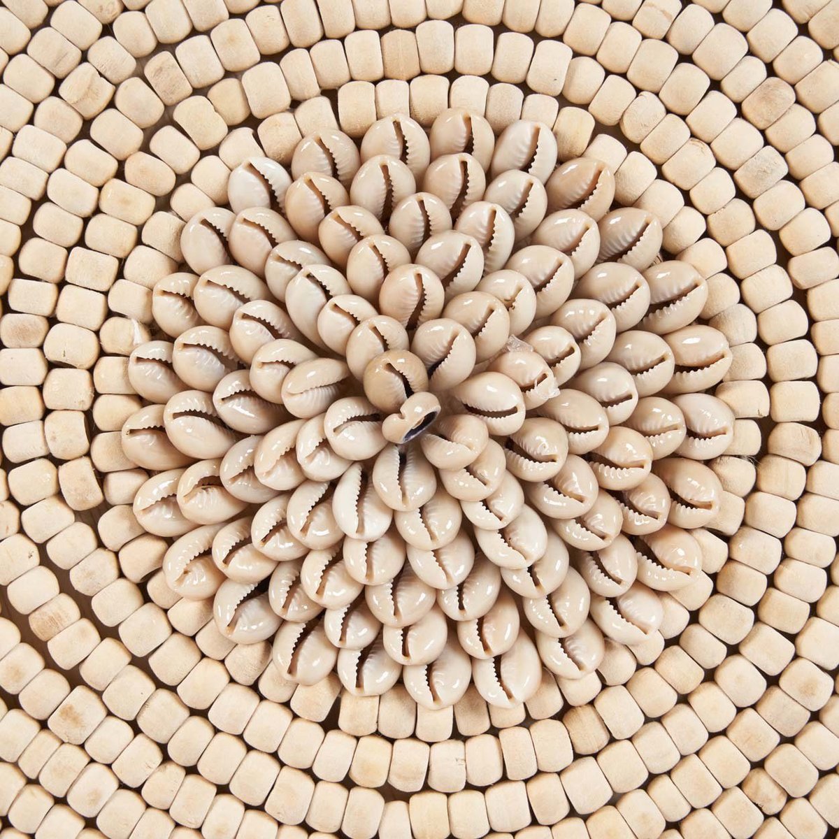 Objet décoratif en coquillagess MARTINIQUE blanc beige, BAZAR BIZAR