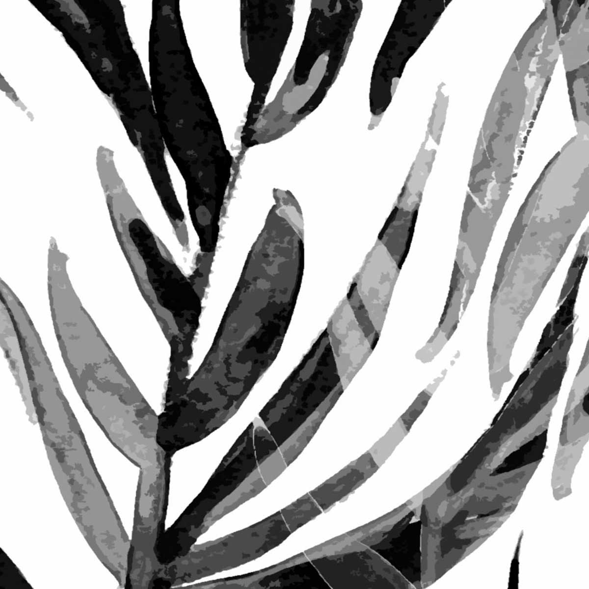 Papier peint panoramique Ethnique, Vert 510 x 250cm noir, ACTE DECO
