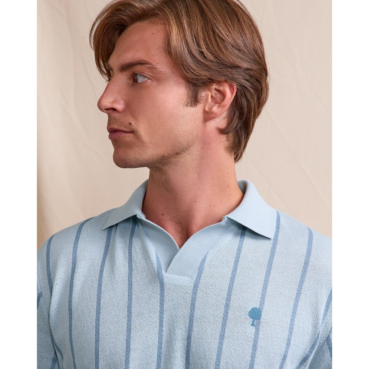 Polo BLACHE bleu clair, FAGUO
