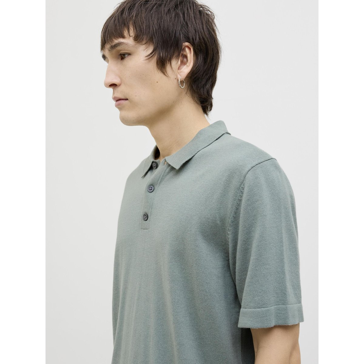 Polo Tricoté iceberg green, JACK & JONES