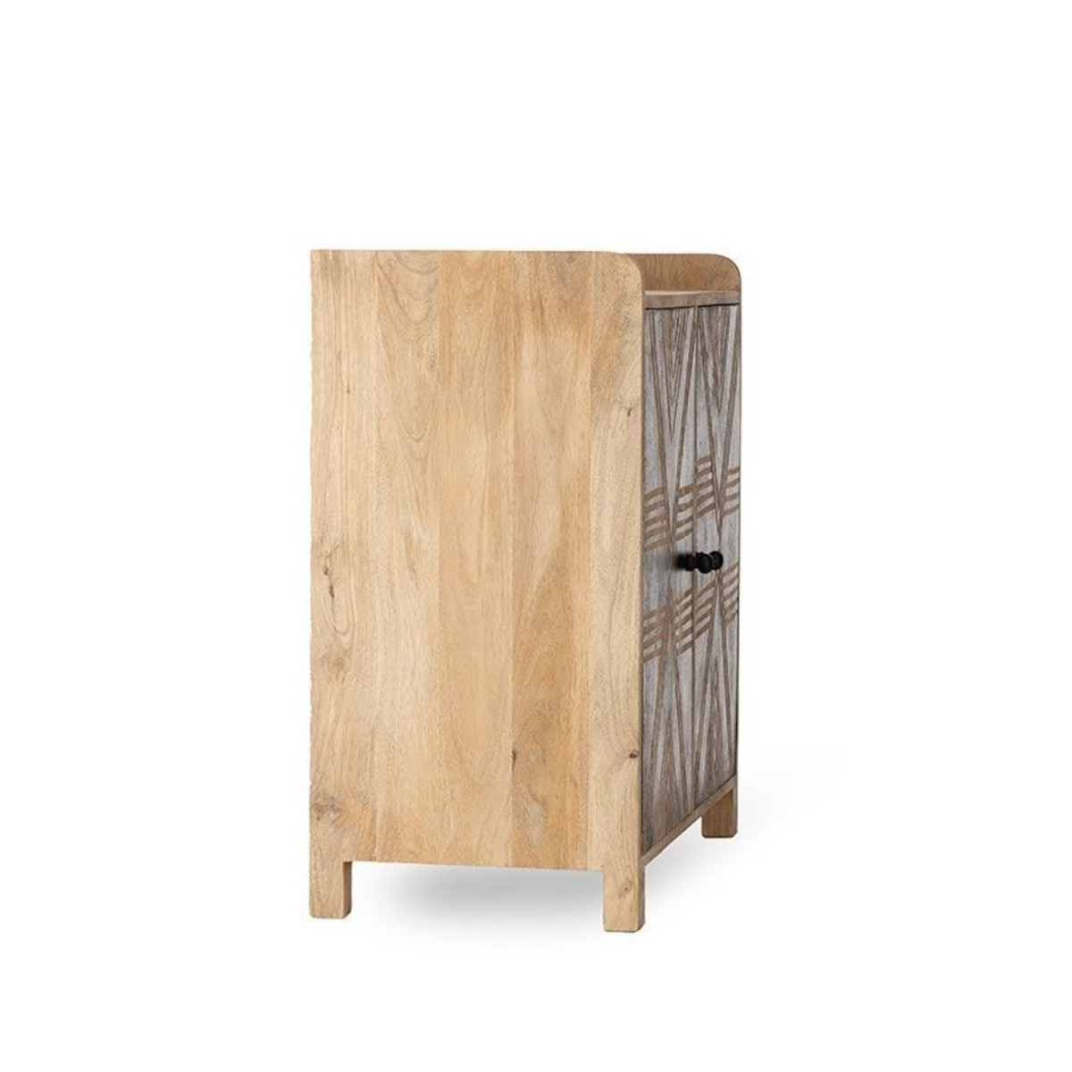 Buffet 2 portes en bois - TOTENG marron, MATHI DESIGN