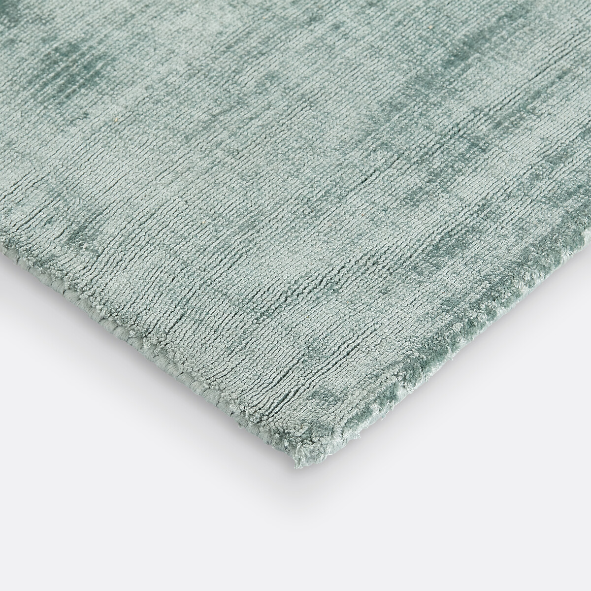 100% Tencel™ vloerkleed, handgemaakt, used aspect, IZRI salie, LA REDOUTE INTERIEURS