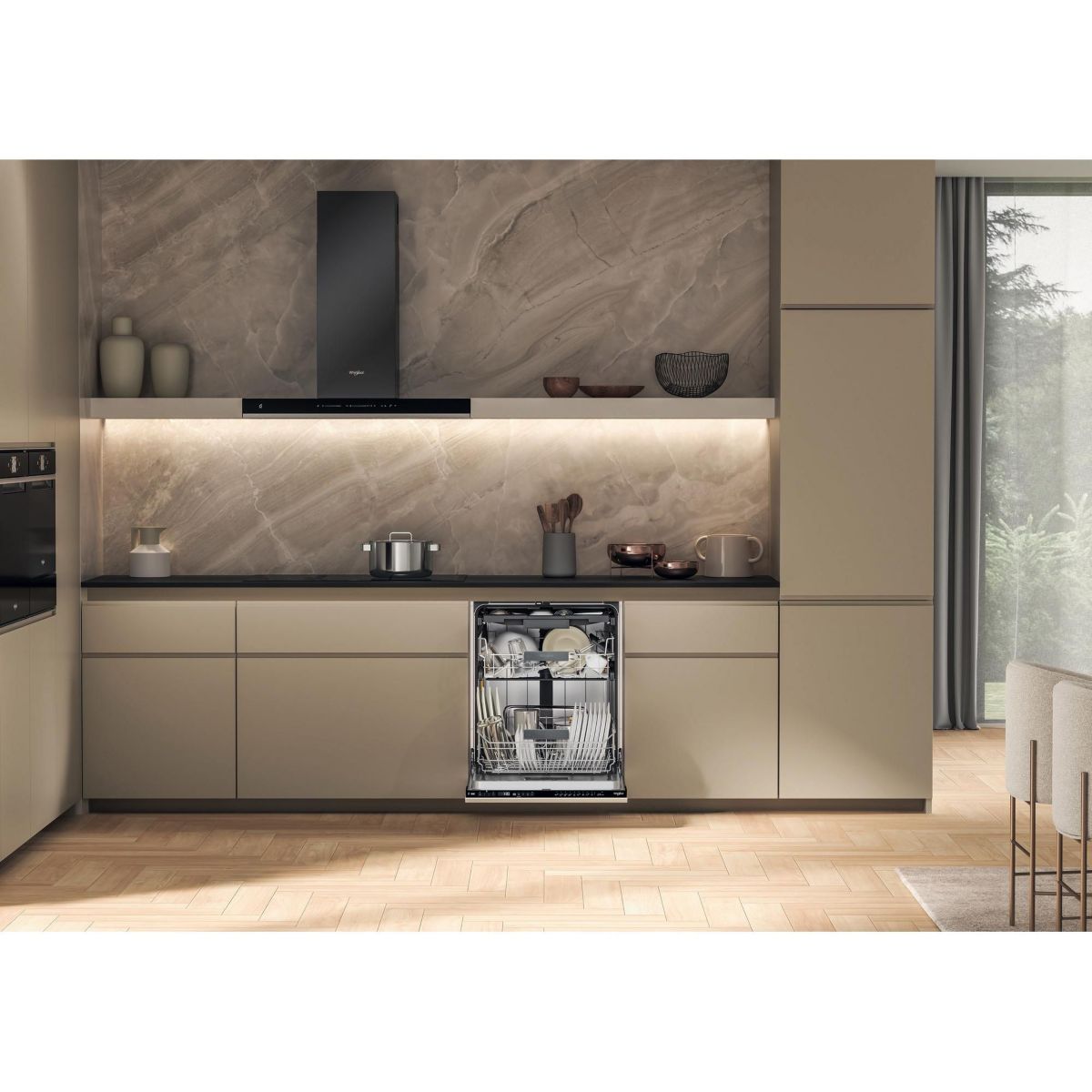 Lave vaisselle encastrable WH7IA15AM6T0 MaxiSpace couleur unique, WHIRLPOOL