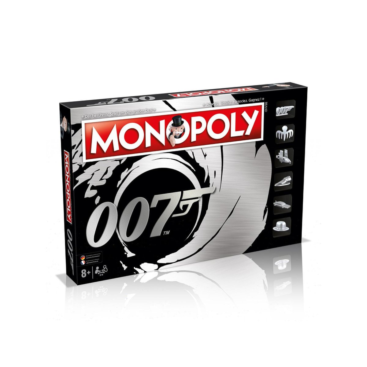 MONOPOLY JAMES BOND couleur unique, WINNING MOVES