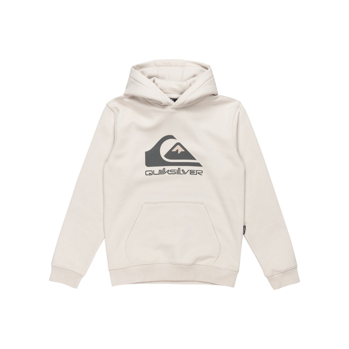 Sweat à capuche BIG LOGO gris wind chime, QUIKSILVER