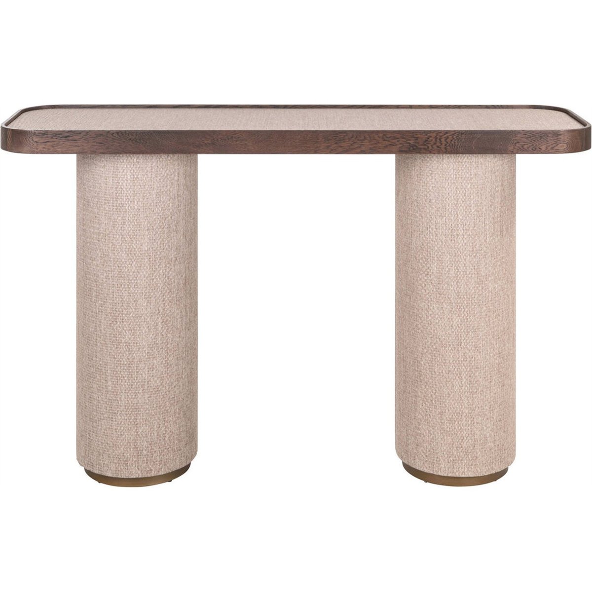 Console en chêne collection WILLOX beige et bois foncé, RECOLLECTION