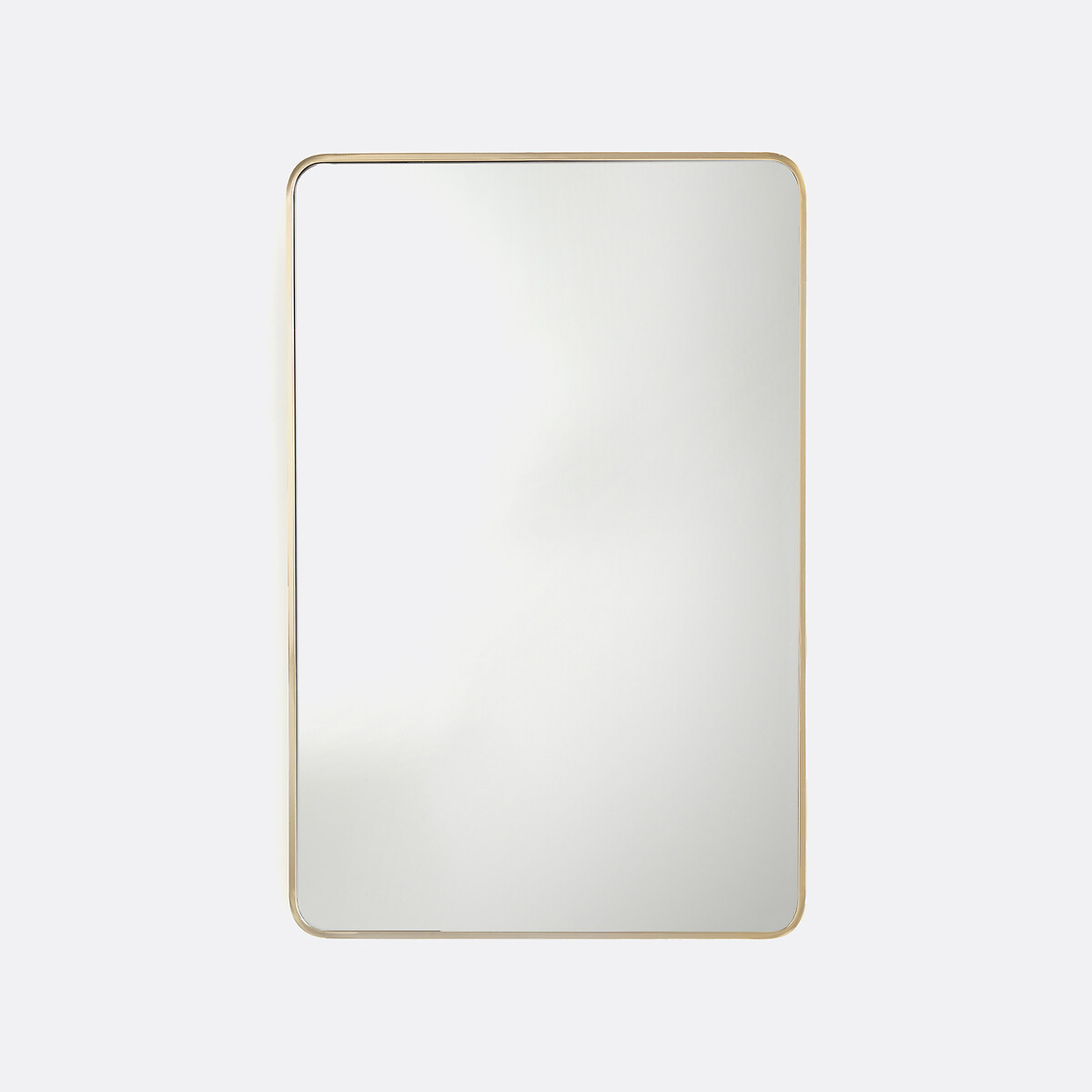 Miroir rectangulaire, en métal fer, largeur 60 x hauteur 90 cm, IODUS laiton, LA REDOUTE INTERIEURS