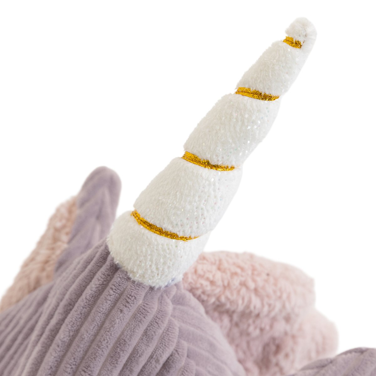 Pouf chauffeuse animal avec coussin licorne pour enfant en velours côtelé Oeko-Tex® lilas lilas licorne, ICON