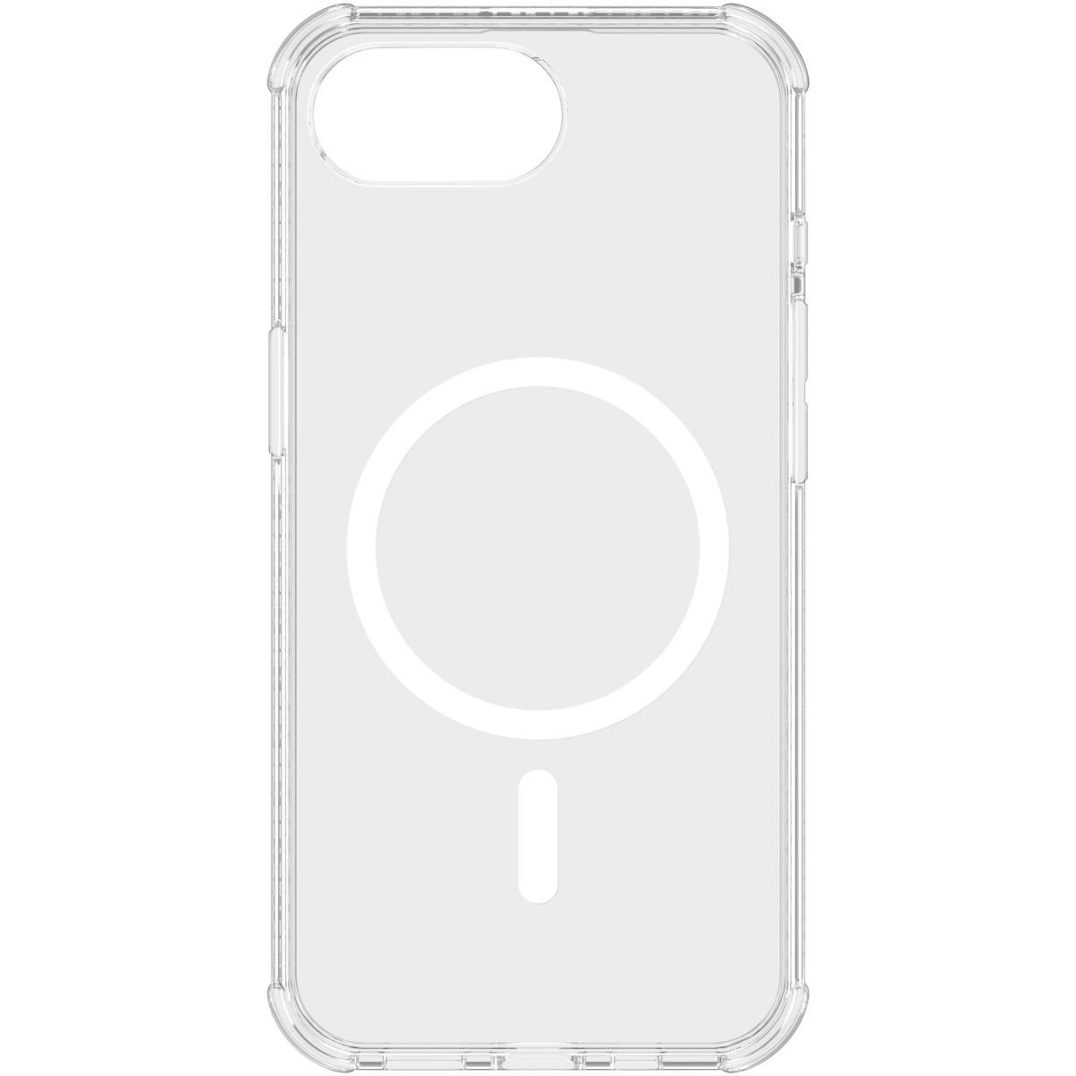 Coque iPhone 16e/17e MagSafe Transparente couleur unique, FORCE CASE