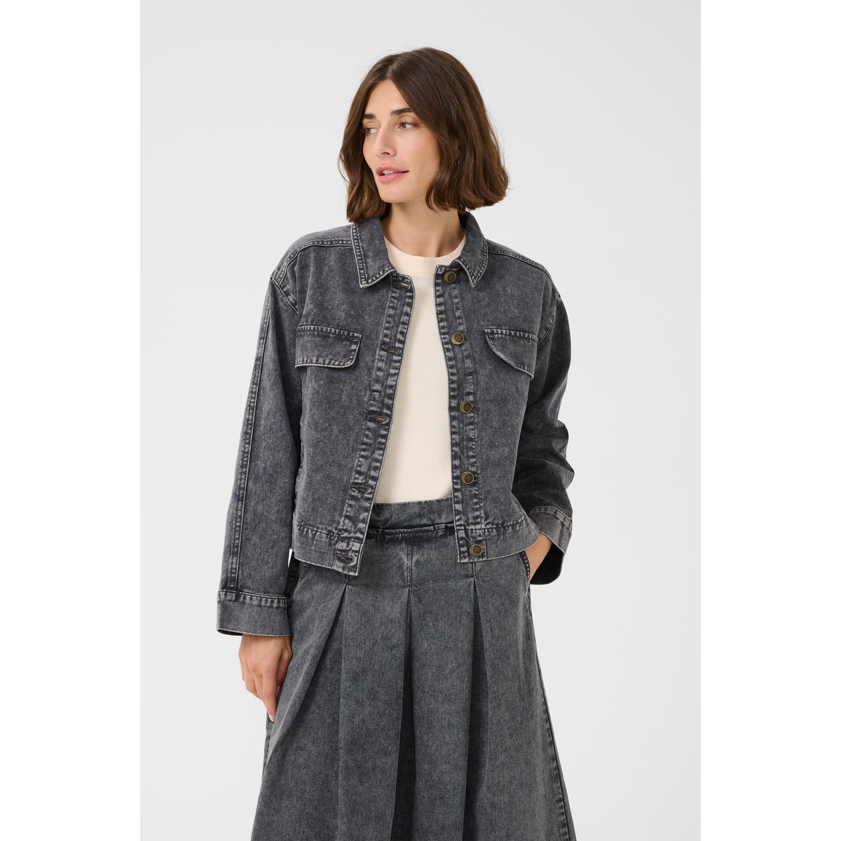 Veste gris dark gull gray wash, CULTURE