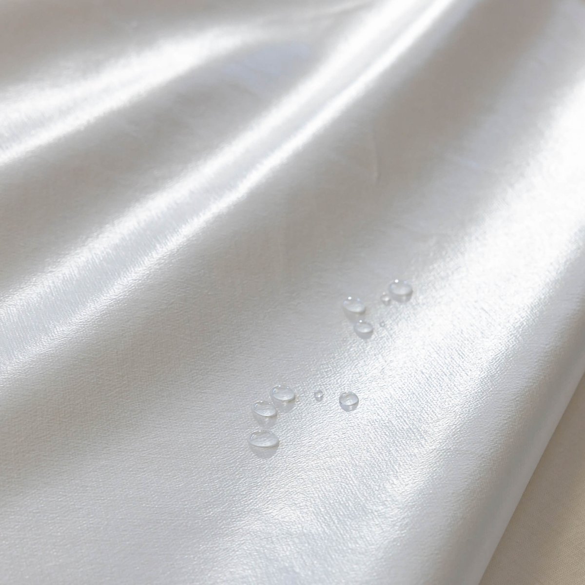 Protège matelas molleton coton bio bonnet 27 cm - LUNE blanc, SOMEO