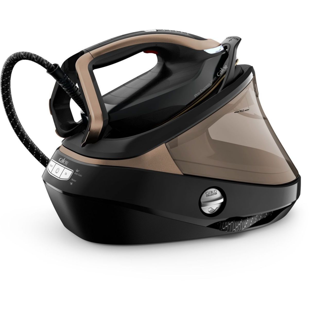 Centrale vapeur GV9820C0 Pro Express Vision noir et dorã©, CALOR