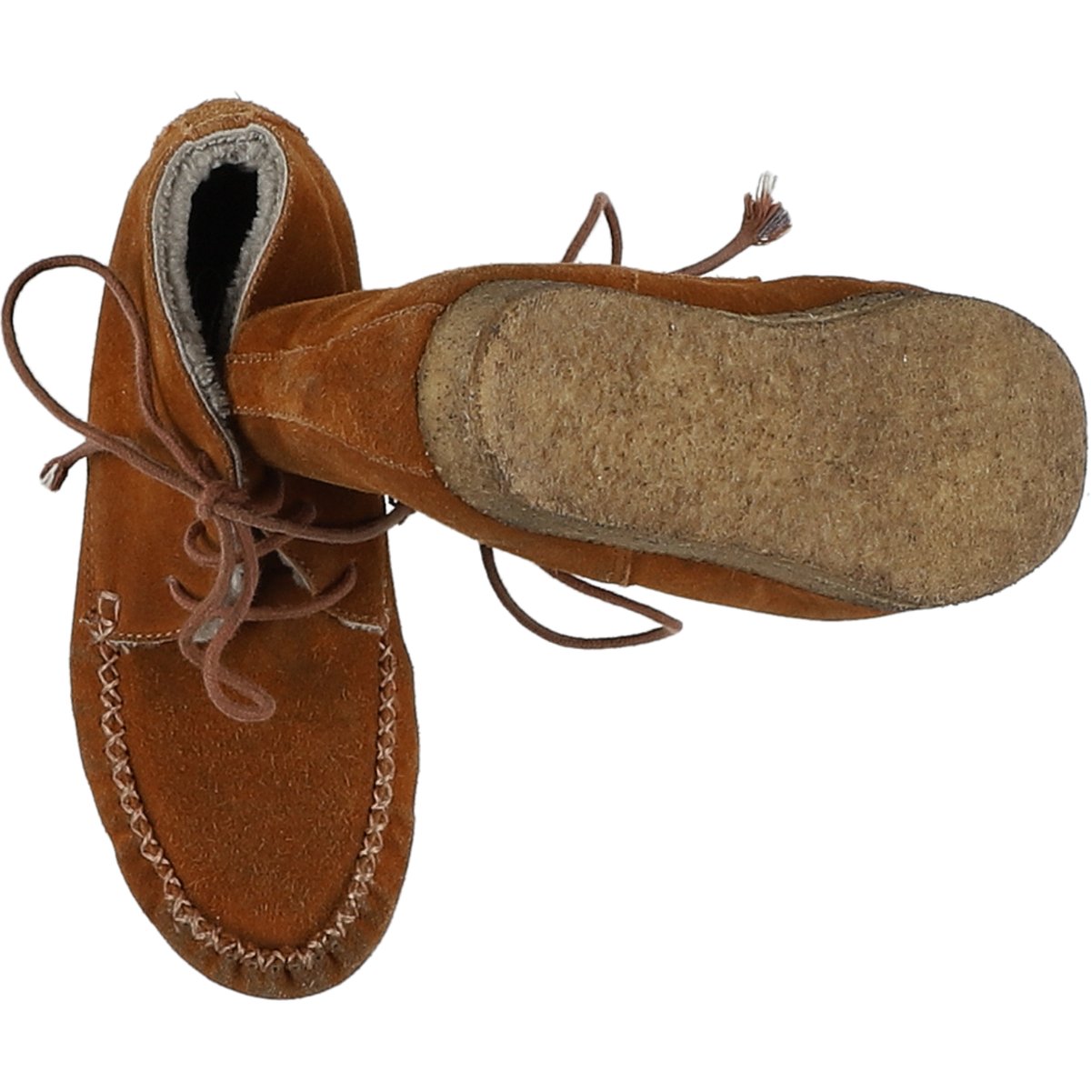 Boots fourrées - Bon état ocre, BONPOINT
