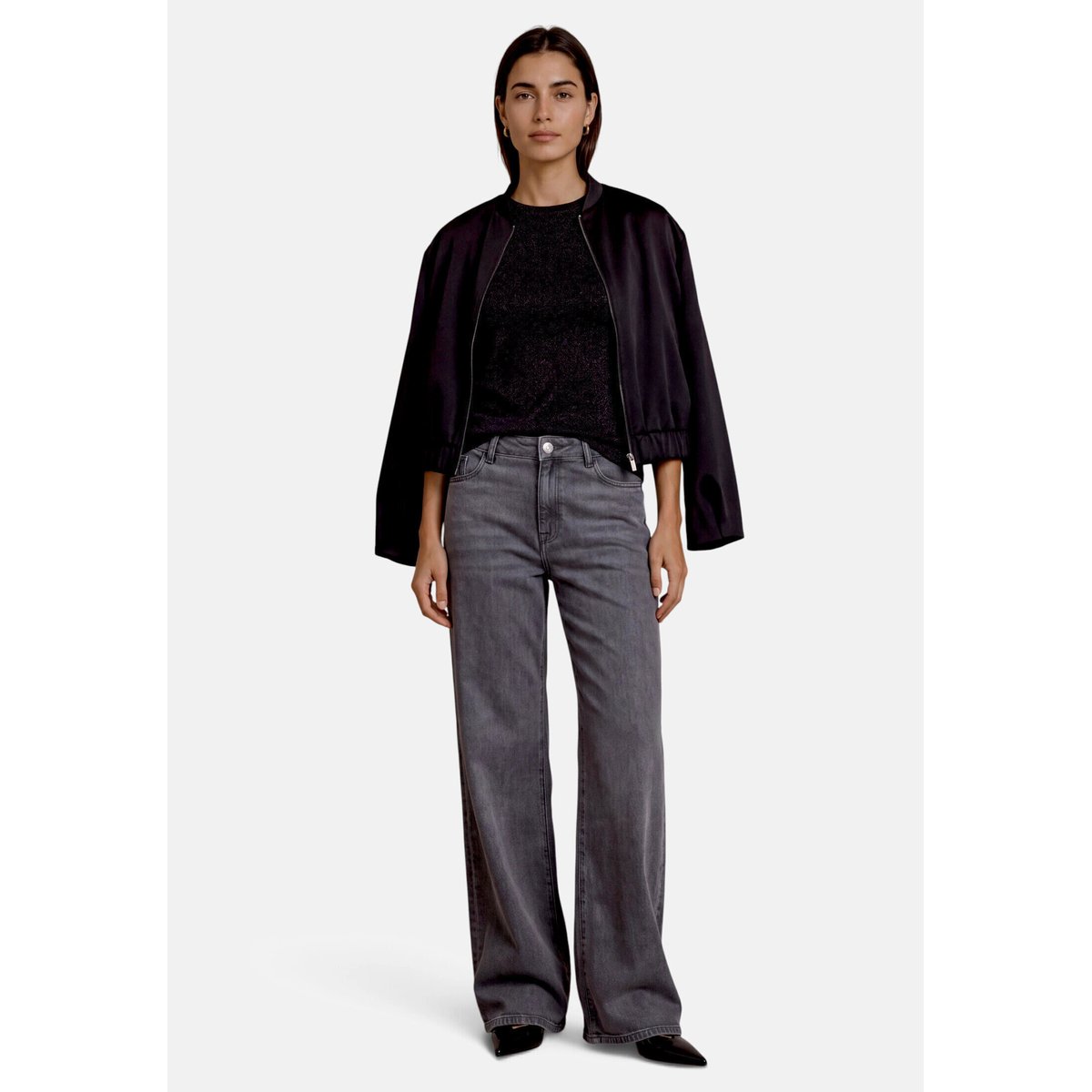 T-shirt au look scintillant black beauty, ZERO