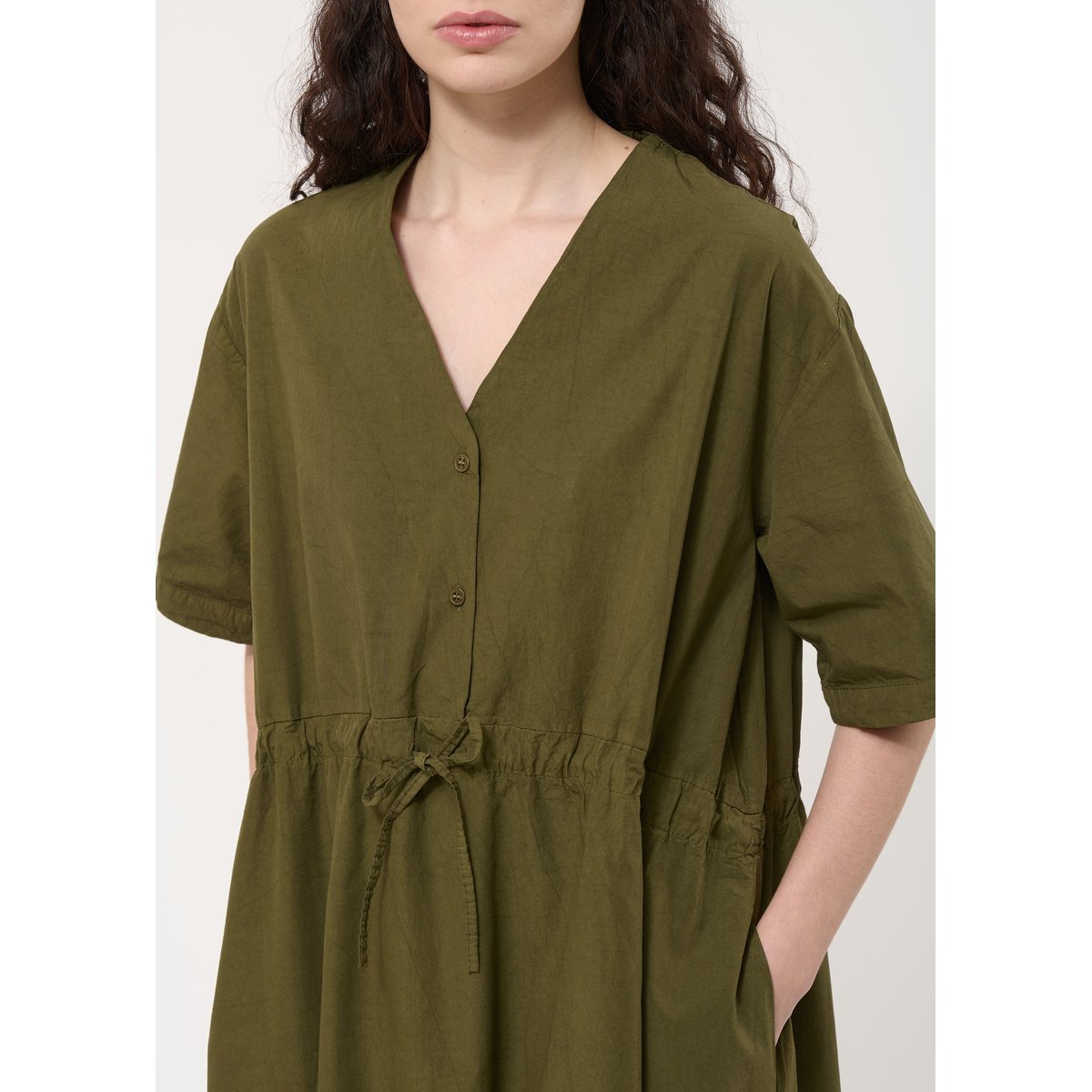 Robe longue coulissée militaire, HUMILITY