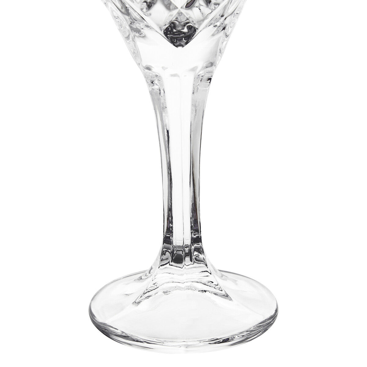 Set of 4 Crystal Wine Glasses transparent, SO'HOME