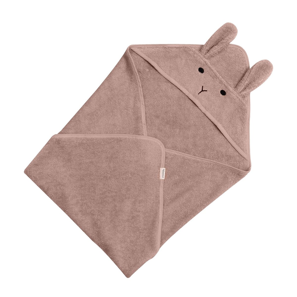 Cape de bain lapin en beige, KINDSGUT