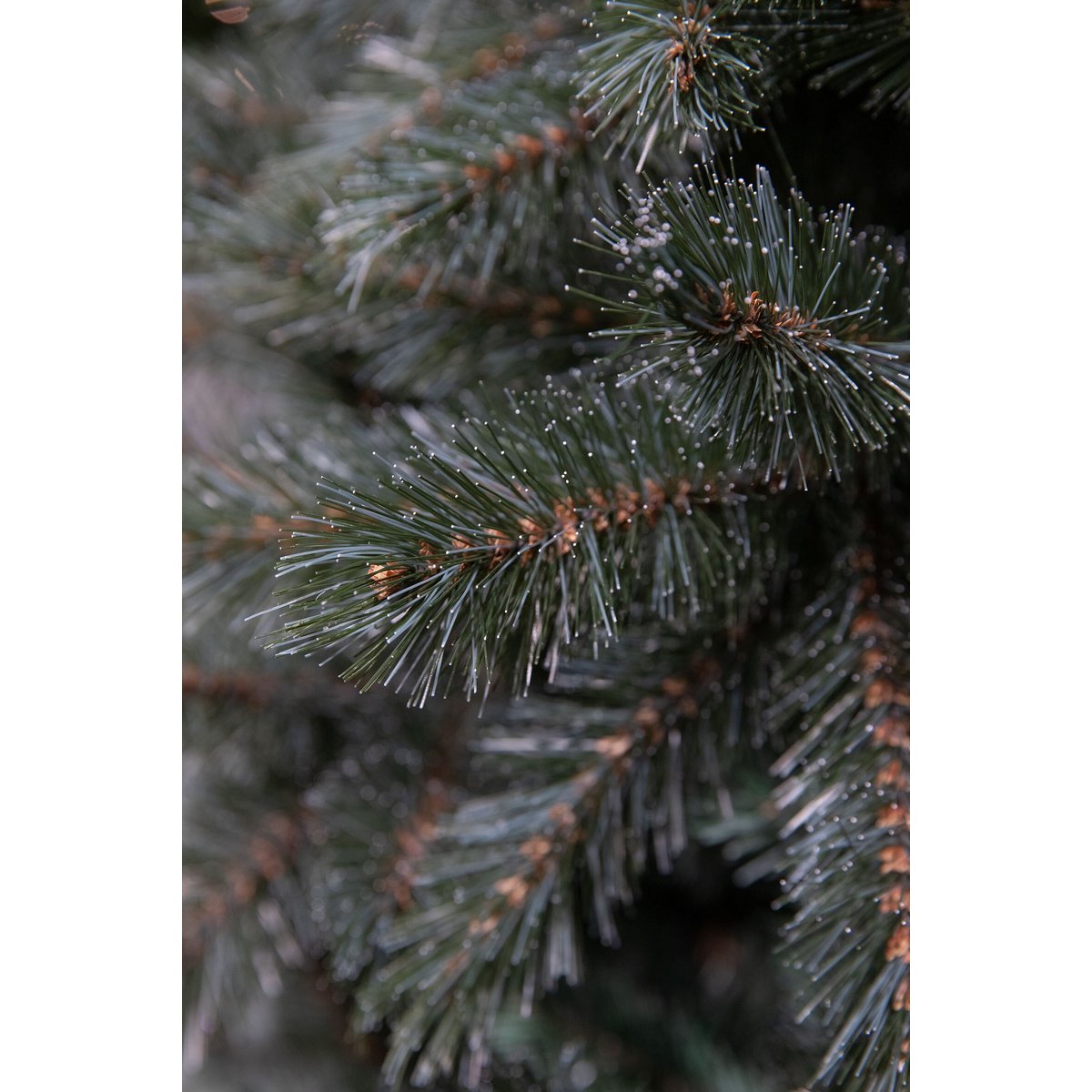 Sapin de Noël artificiel dans un sac en jute H60 cm FOREST FROSTED vert, TRIUMPH TREE