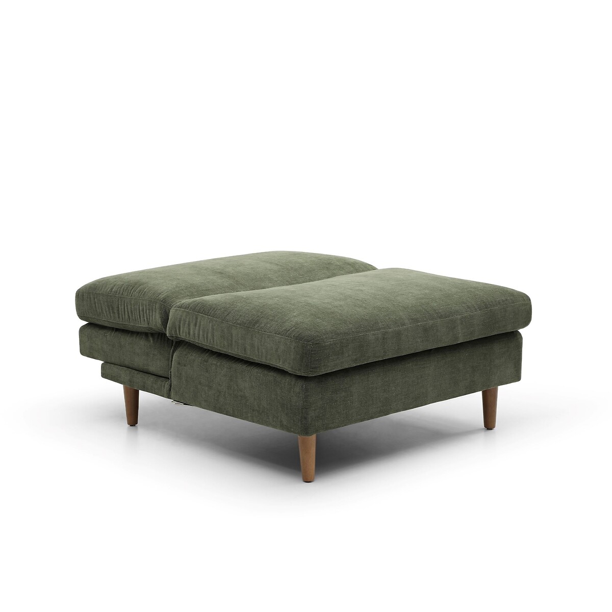 Sawyer Chenille Modular Click Clack Sofabed Chair Unit olive, SO'HOME