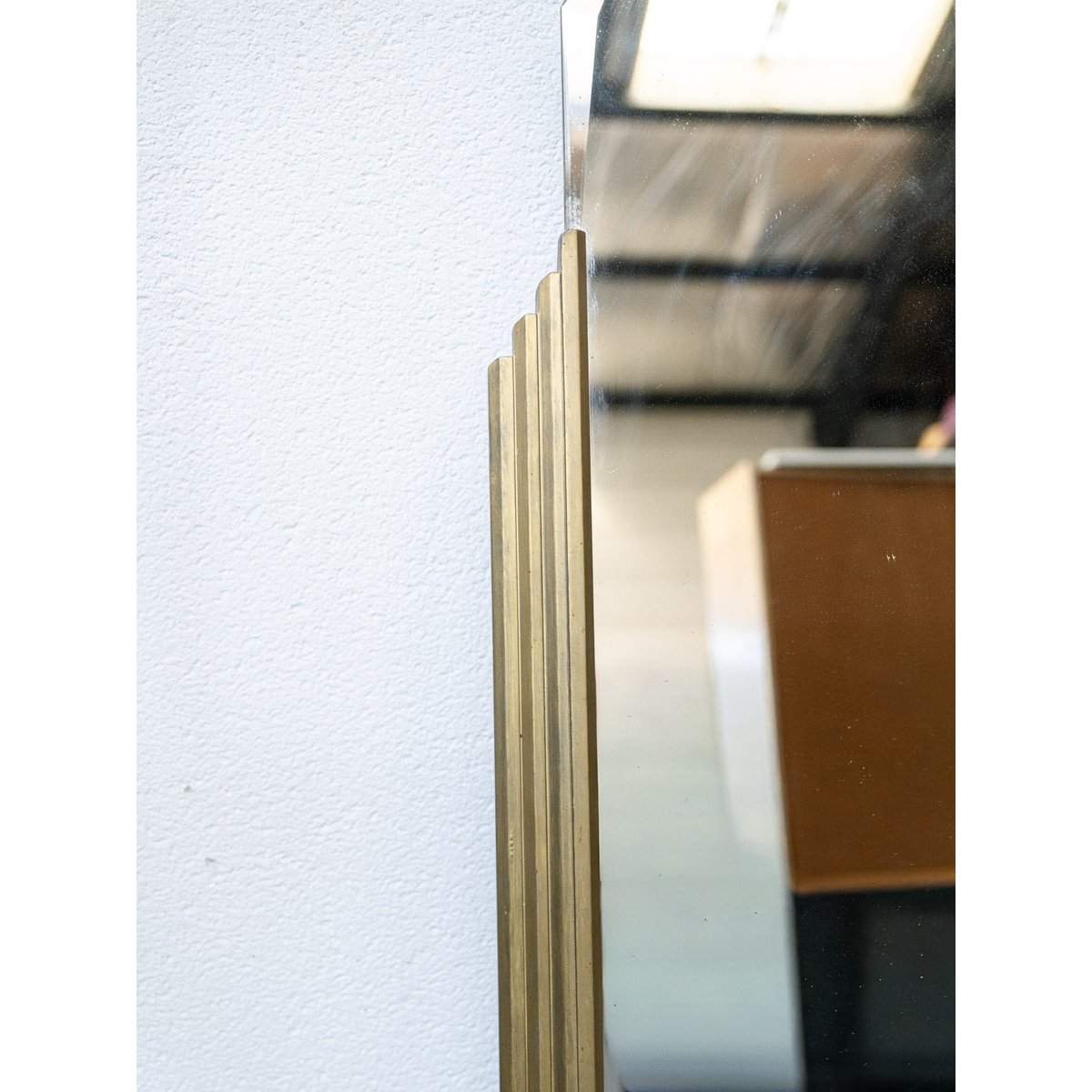 Miroir biseauté Igor N°1064 - Bon état doré, DEBONGOUT