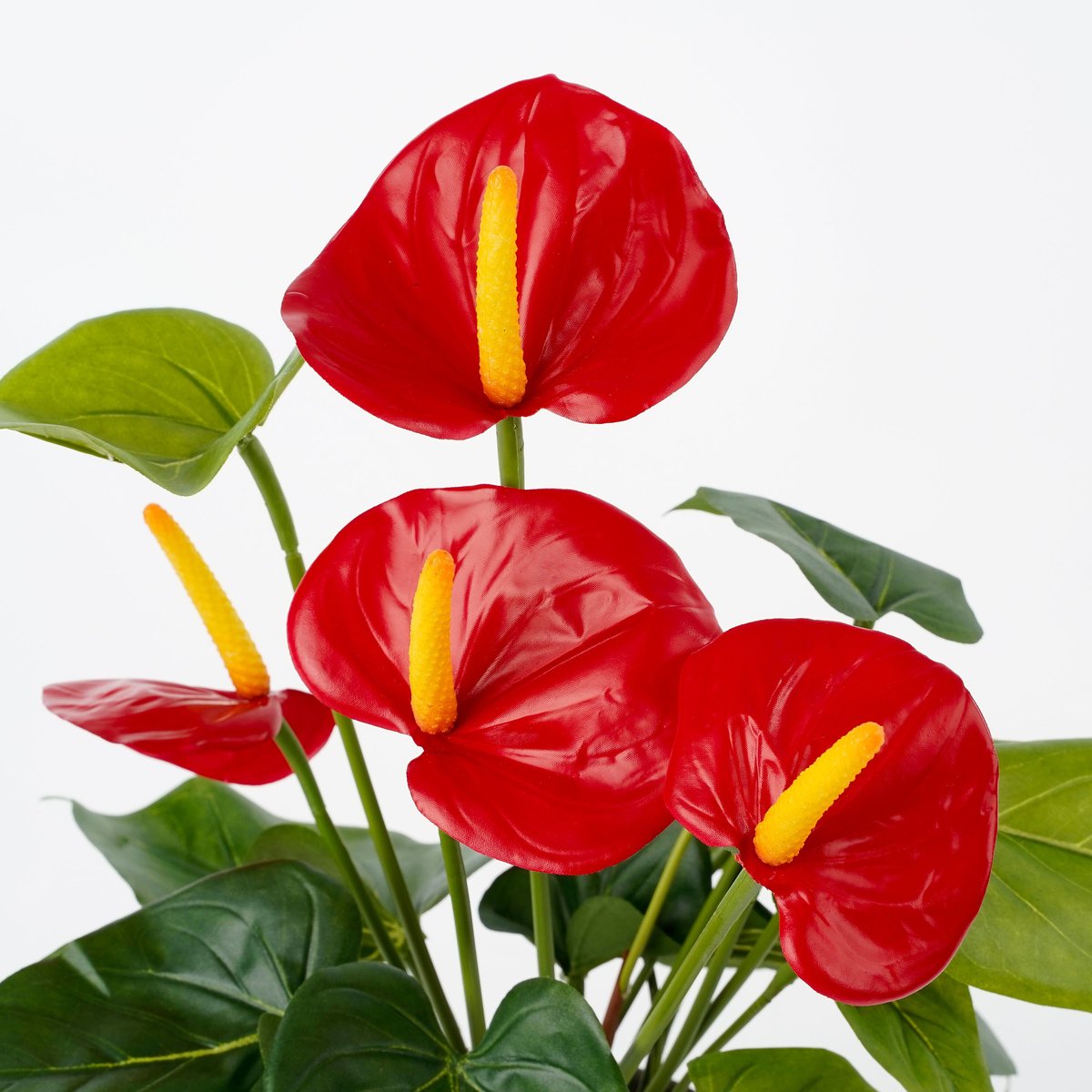 Plante artificielle ANTHURIUM rouge, MICA DECORATIONS
