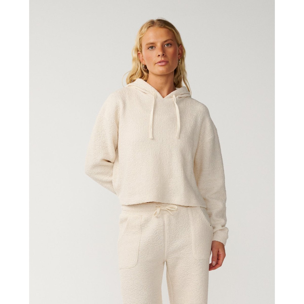 Sweat à capuche Cala Nights Texturé naturel, RIP CURL