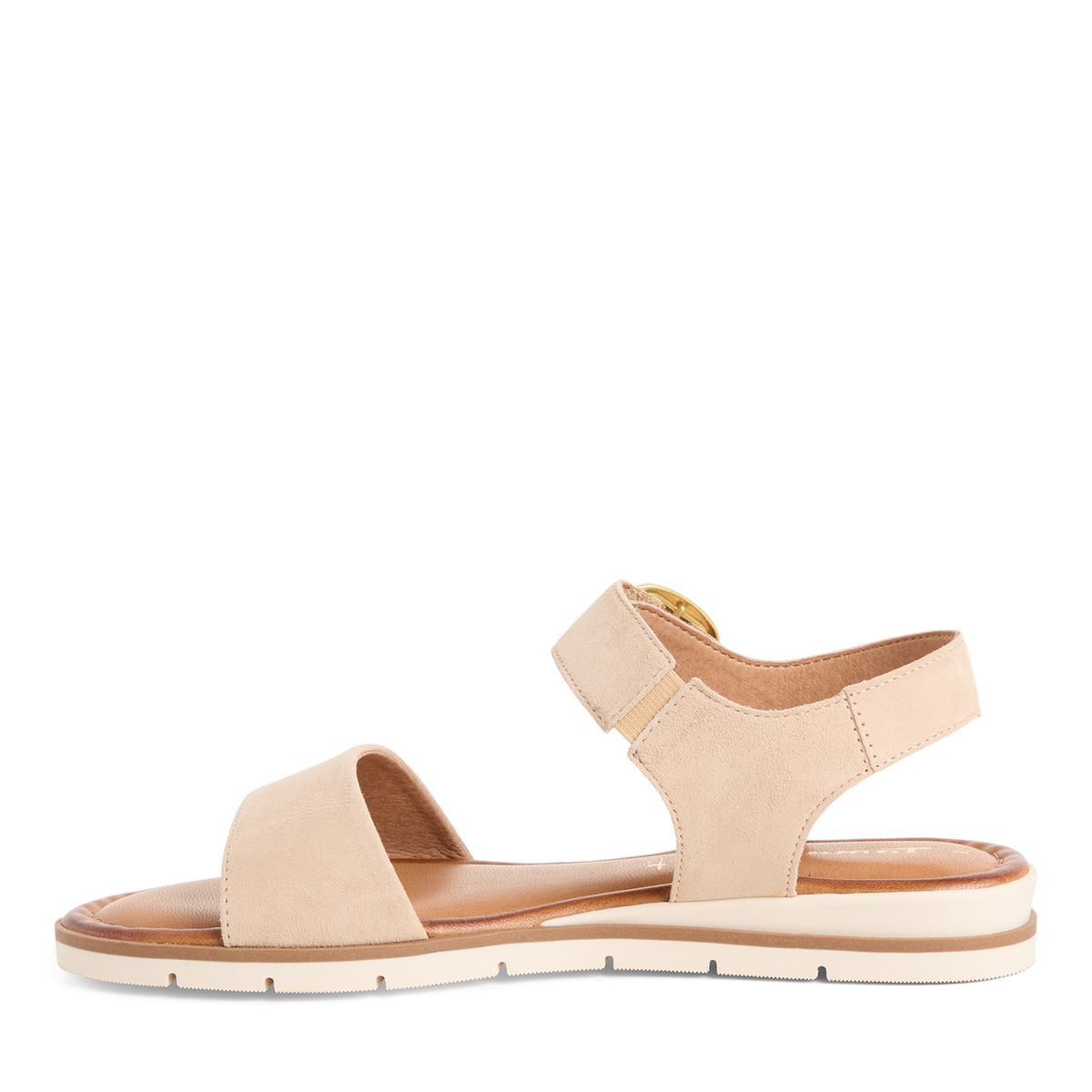 Sandale en cuir marron, TAMARIS