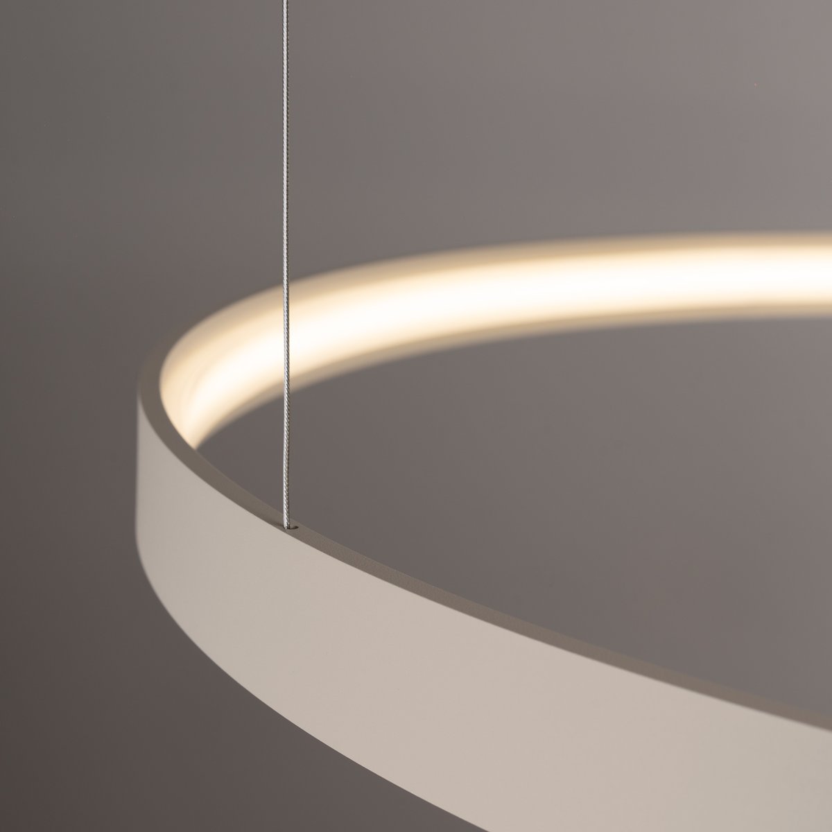 Lustre Aluminium Beige LED 1 Rio beige, EDEN