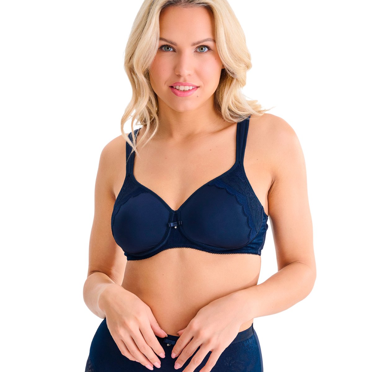 Soutien-gorge préformé sans armatures EVELYN bleu, LISCA