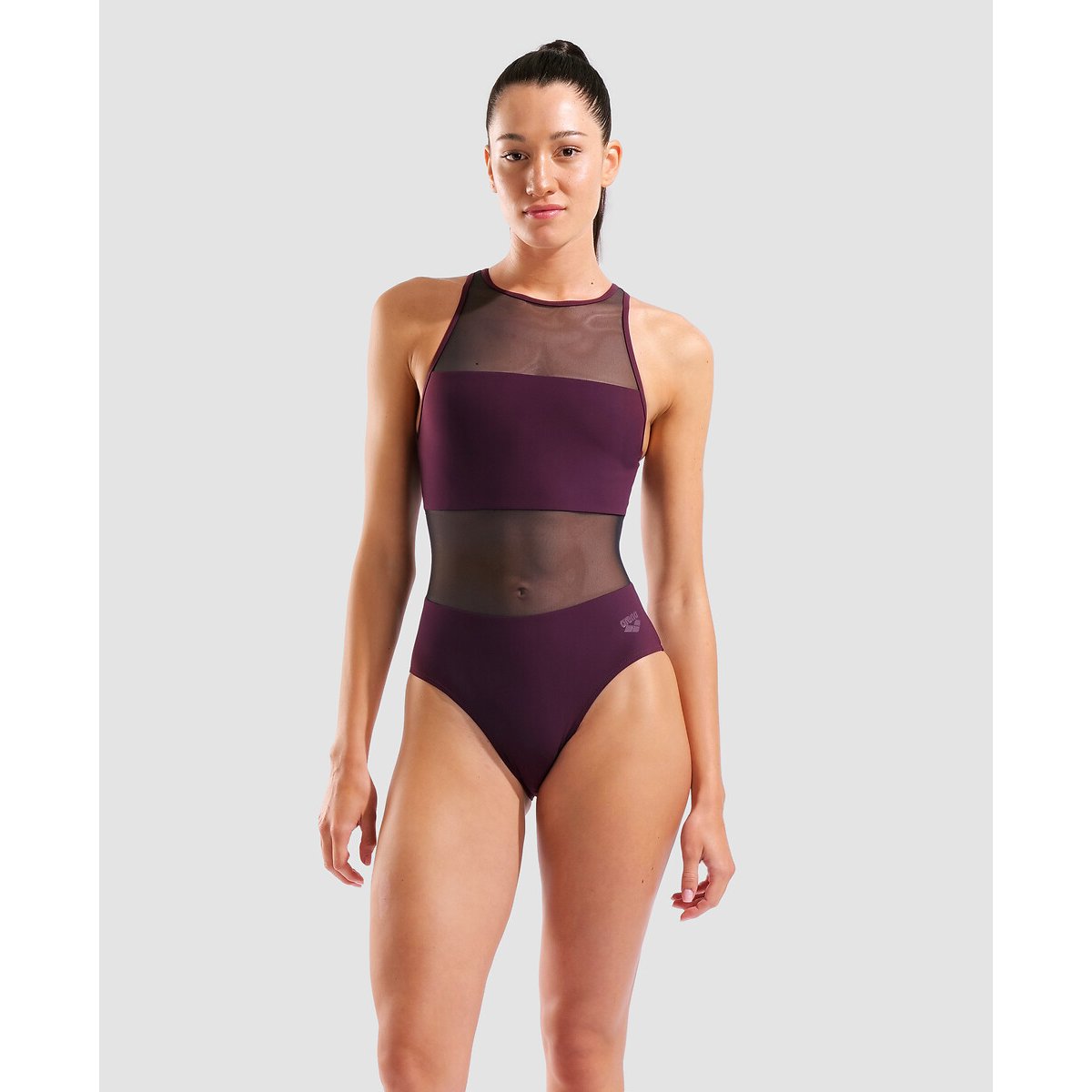 Costume da bagno intero da piscina Water Touch bordeaux , ARENA