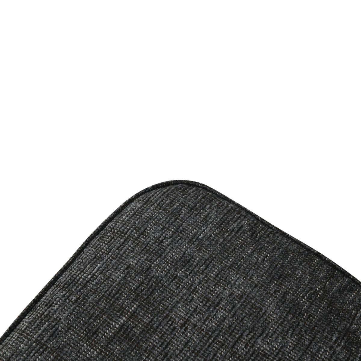 Chaise pivotante en tissu, assise épaisse (lot de 2) LUGANO gris, PIER IMPORT