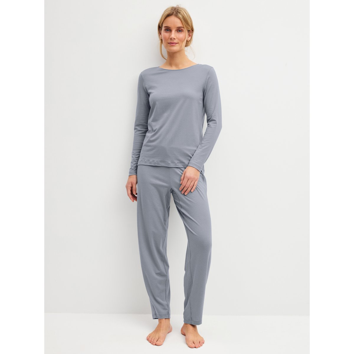 Lyocell DEEPSLEEPWEAR WARMING gris passat, CALIDA