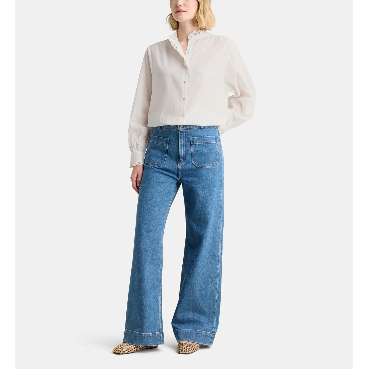 Chemise paloma new en coton écru, GALERIES LAFAYETTE