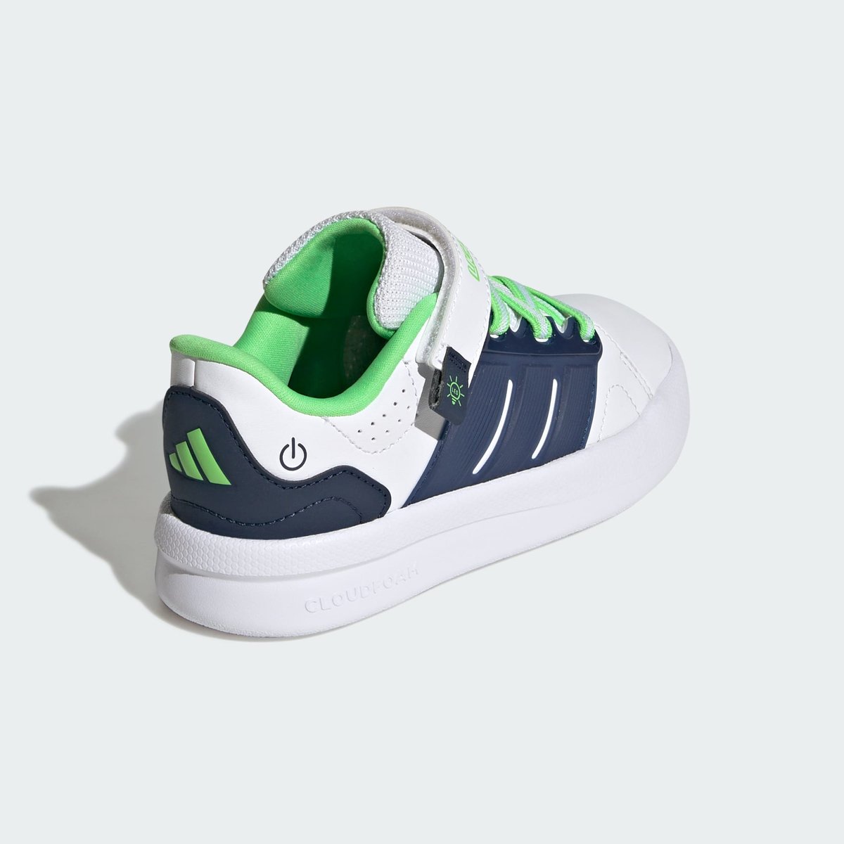 Chaussure Lightorama Court Enfants Chaussure Lightorama Court Enfants cloud white / night indigo / screaming green, ADIDAS SPORTSWEAR