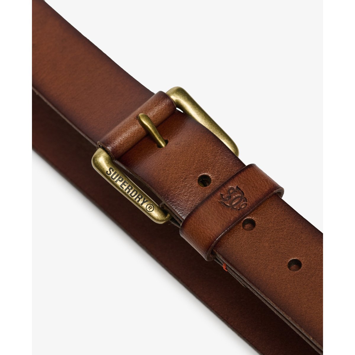 Ceinture Classique en Cuir Véritable fauve, SUPERDRY