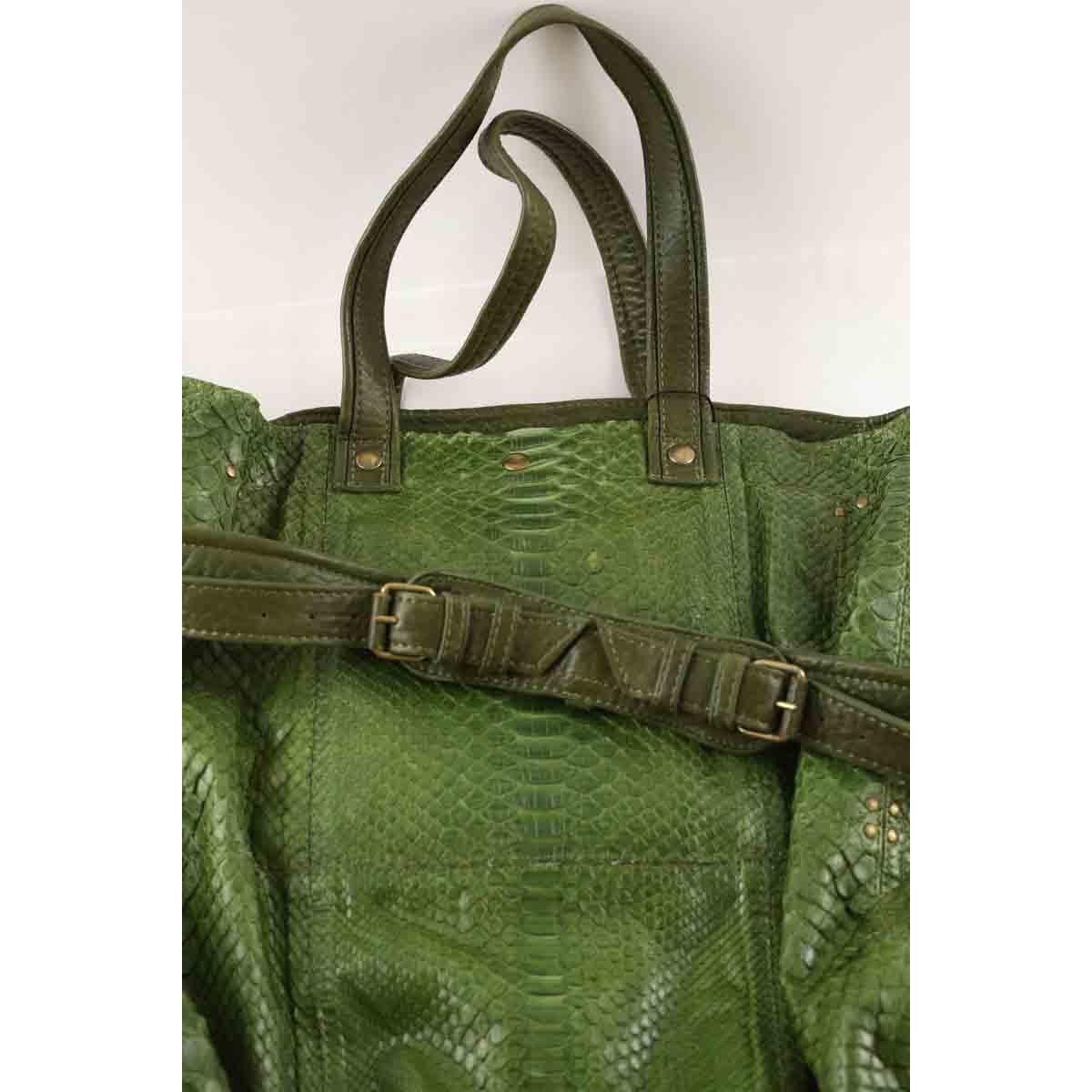 Sac porté épaule - Très Bon État vert, JEROME DREYFUSS