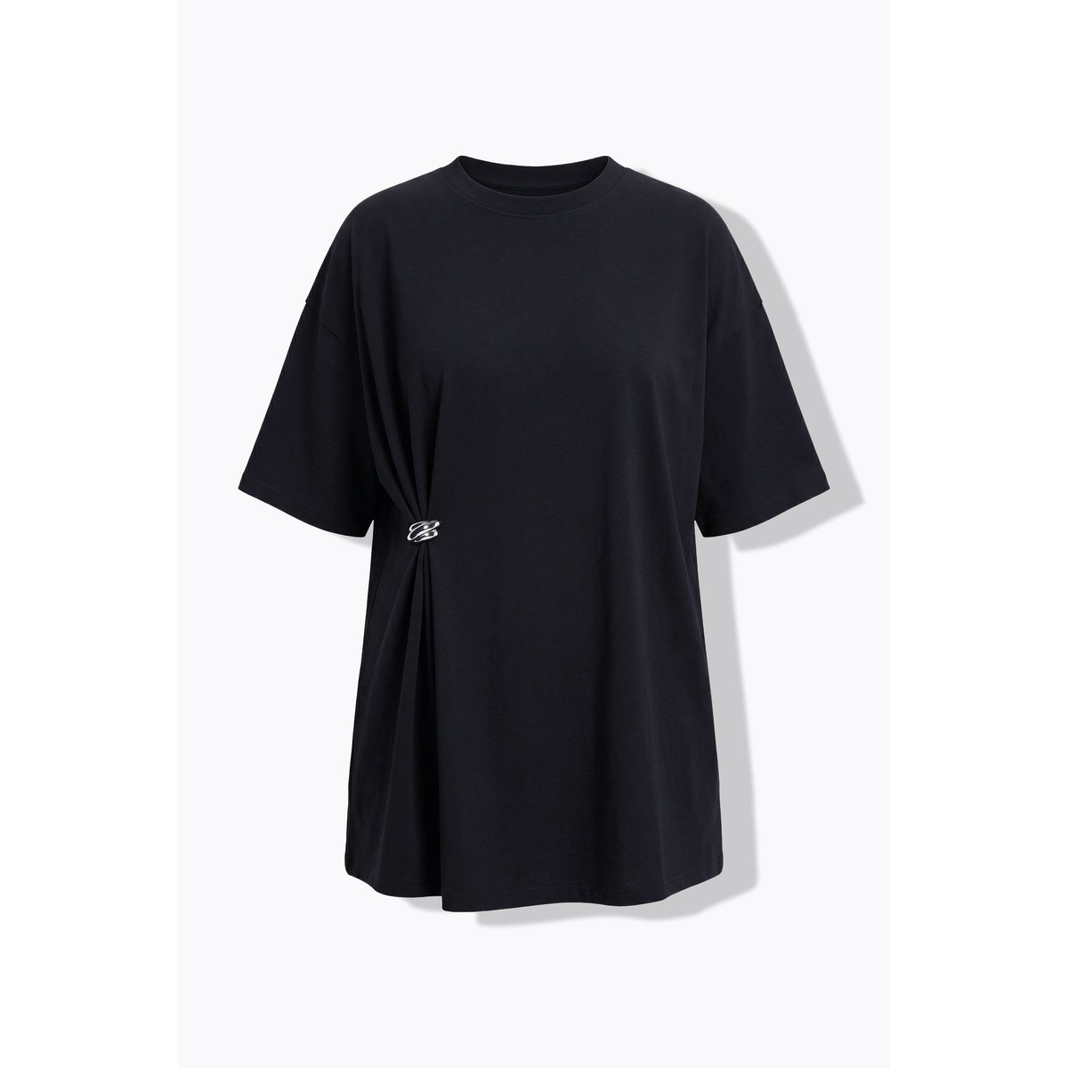 T-shirt oversize, nœud décoratif noir, STUDIO UNTOLD