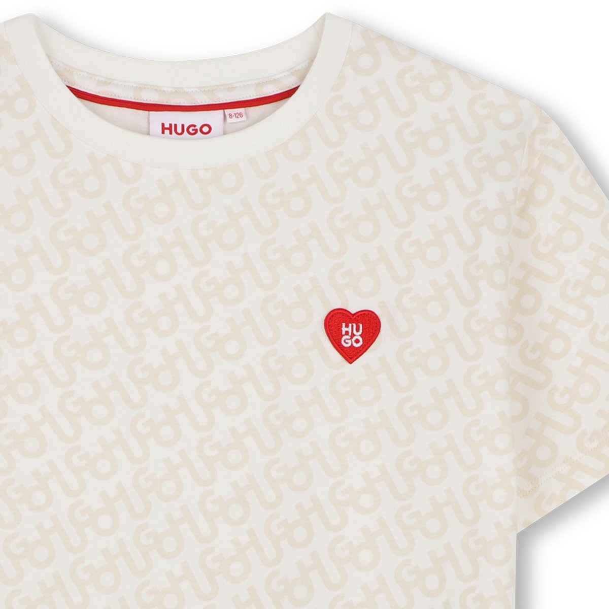 Tee-shirt manches courtes new beige, HUGO KIDSWEAR